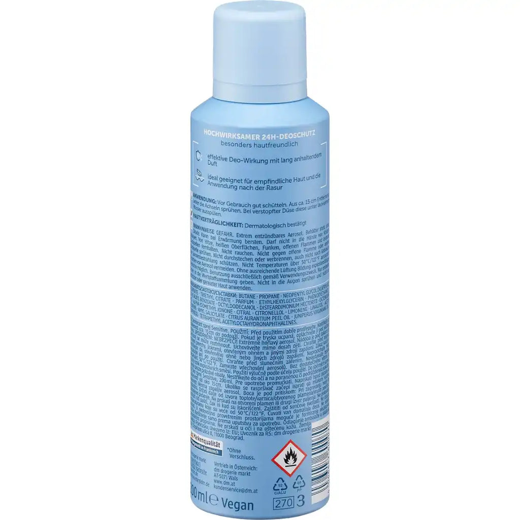 Balea Men - Déodorant en spray pour peaux sensibles, 200 m