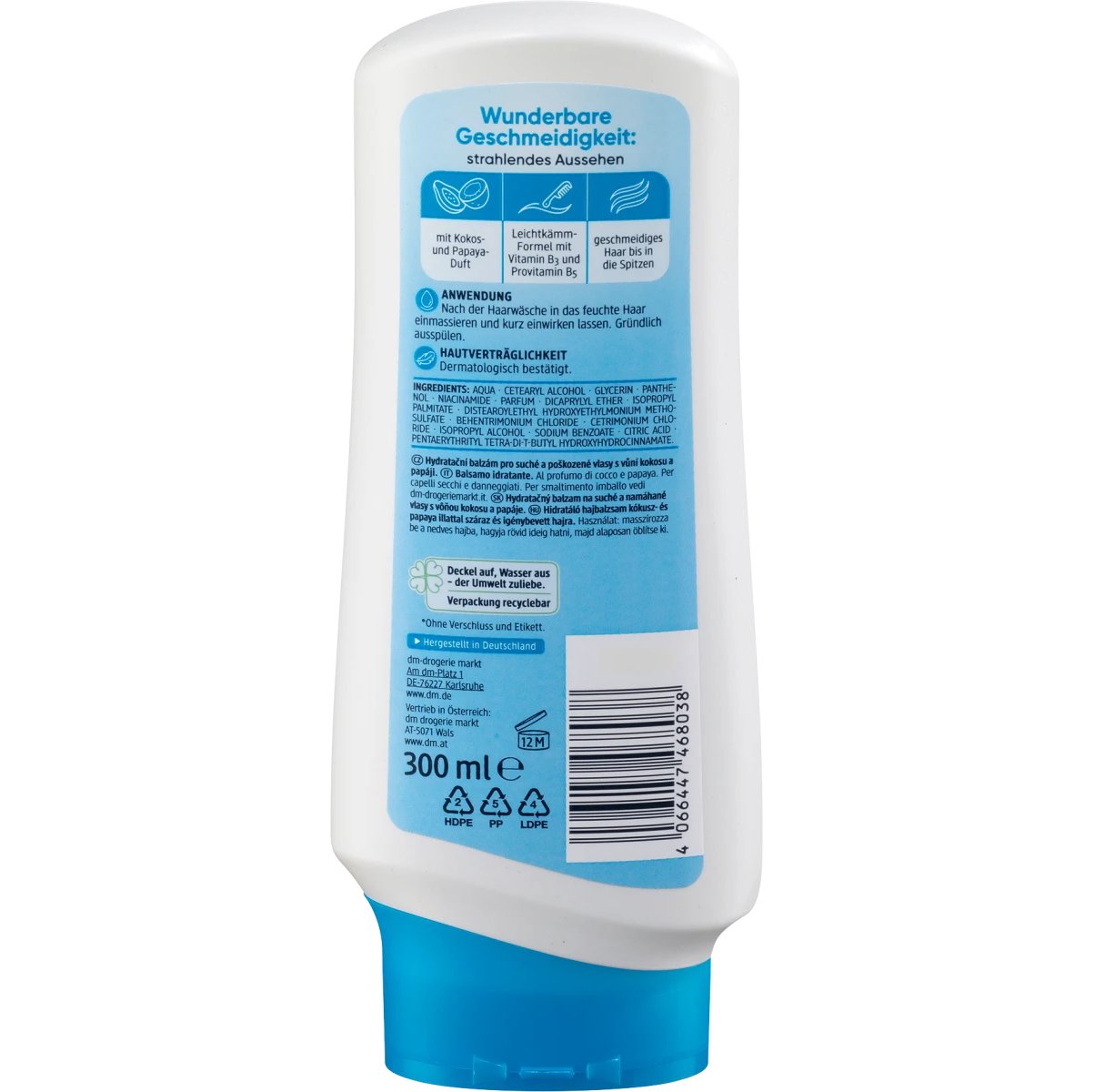 Balea - Après-shampoing hydratant, 300 ml