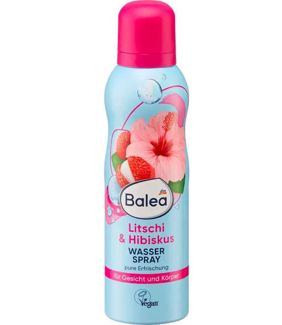 Balea - Eau en spray litchi et hibiscus, 150 ml