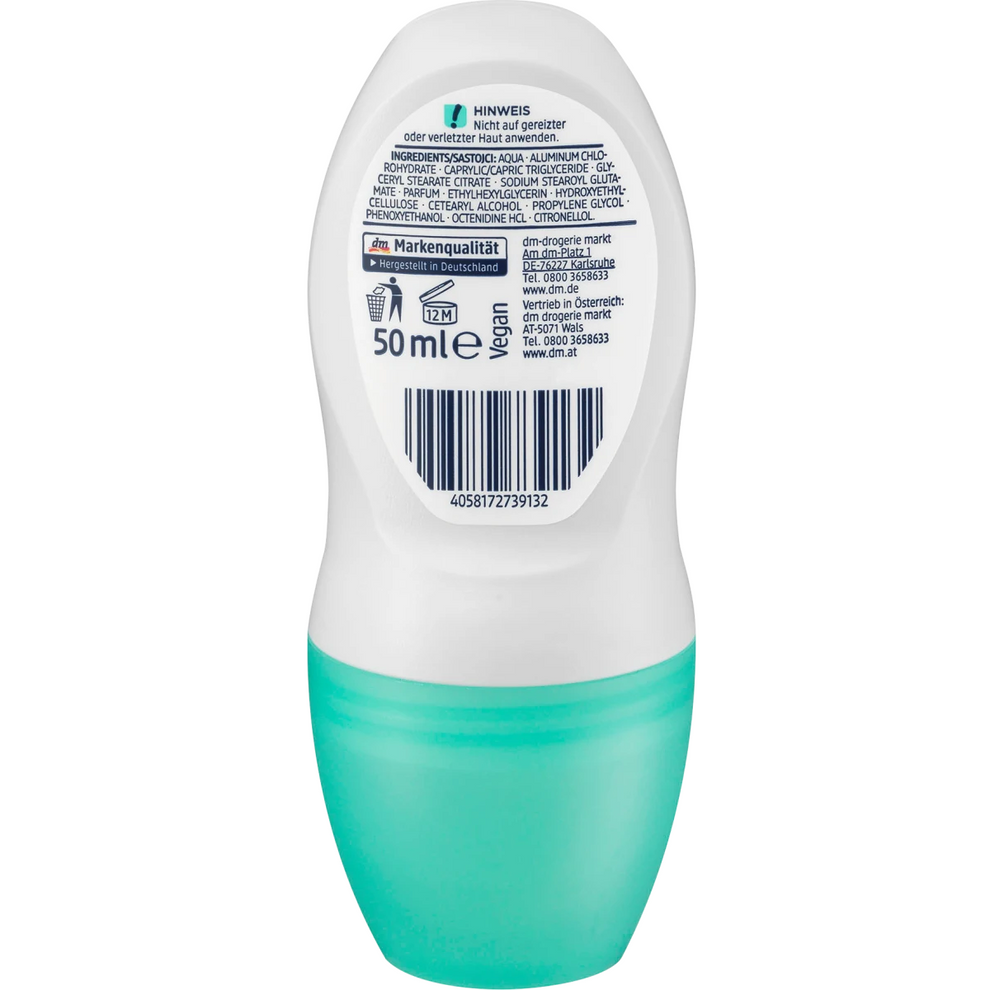 Balea - Déodorant anti-transpirant roll-on 5 en 1, 50 ml