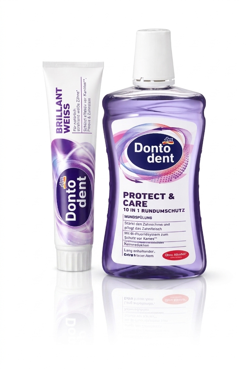 Pack DontoDent Brillance - Dentifrice + Bain Bouche