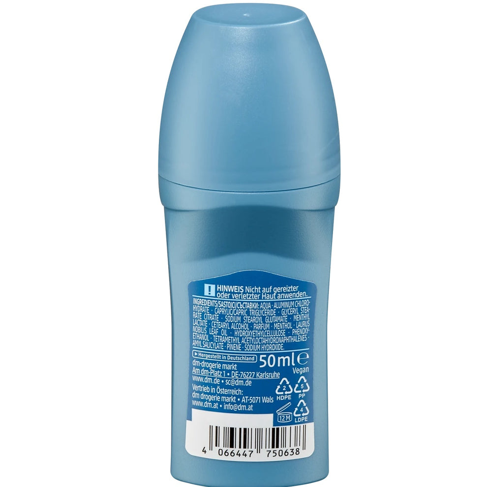 Balea Men - Déodorant anti-transpirant roll-on Fraîcheur, 50 ml