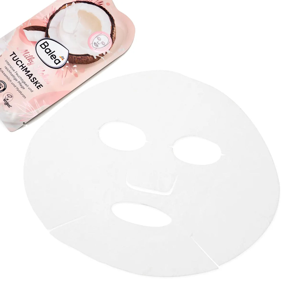 Balea - Masque en tissu à la noix de coco laiteuse, 1 pièce