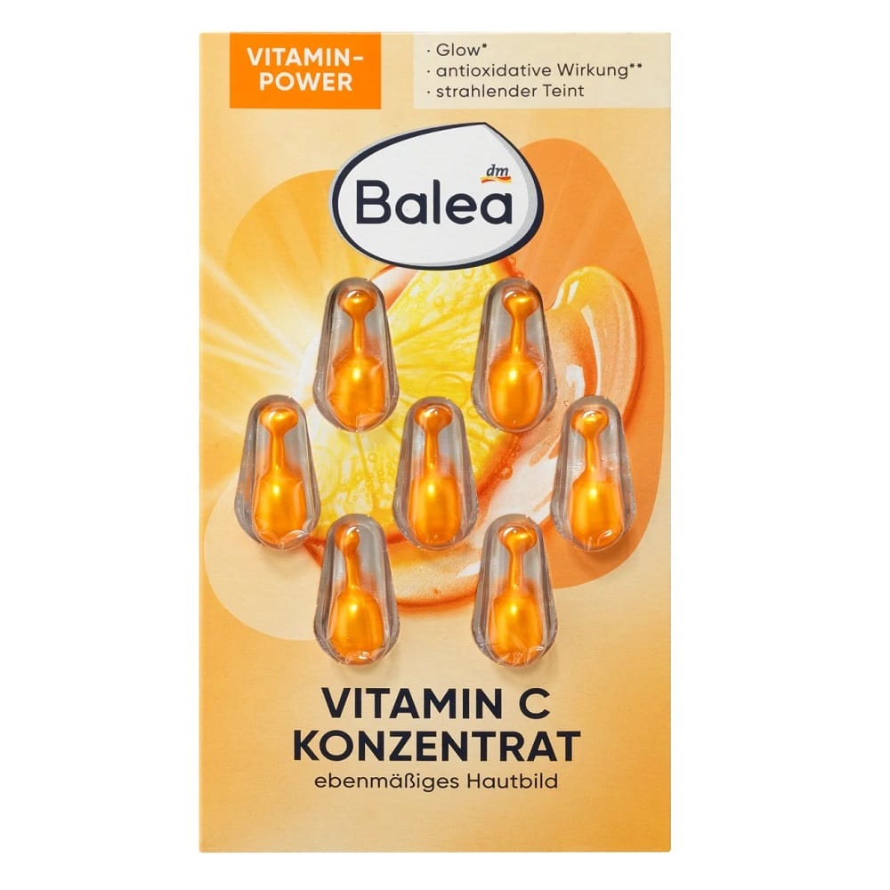 Balea - Capsules concentrées de vitamine C, 7 comprimés