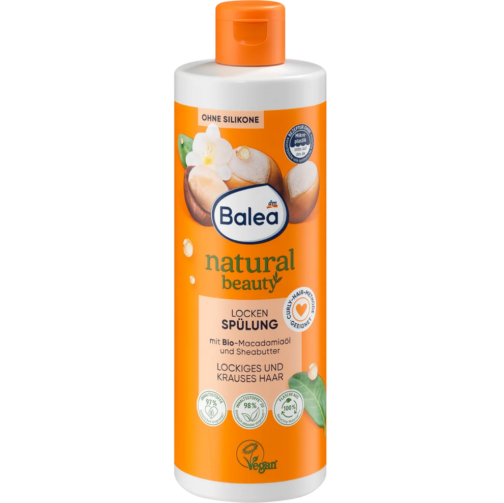 Balea - Après-shampoing pour boucles Natural Beauty, 350 ml