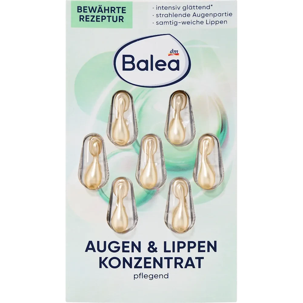 Balea - Capsules concentrées pour les yeux et les lèvres
