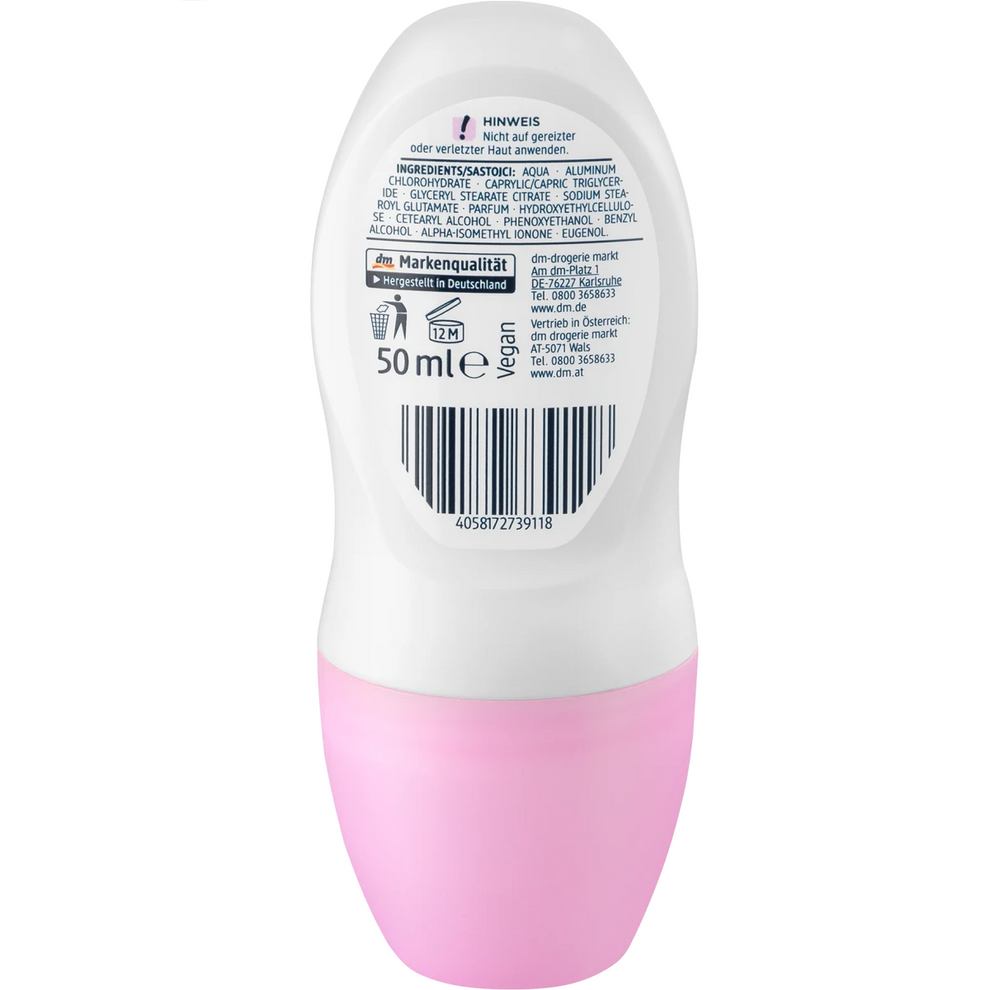 Balea - Déodorant anti-transpirant roll-on extra sec, 50 ml