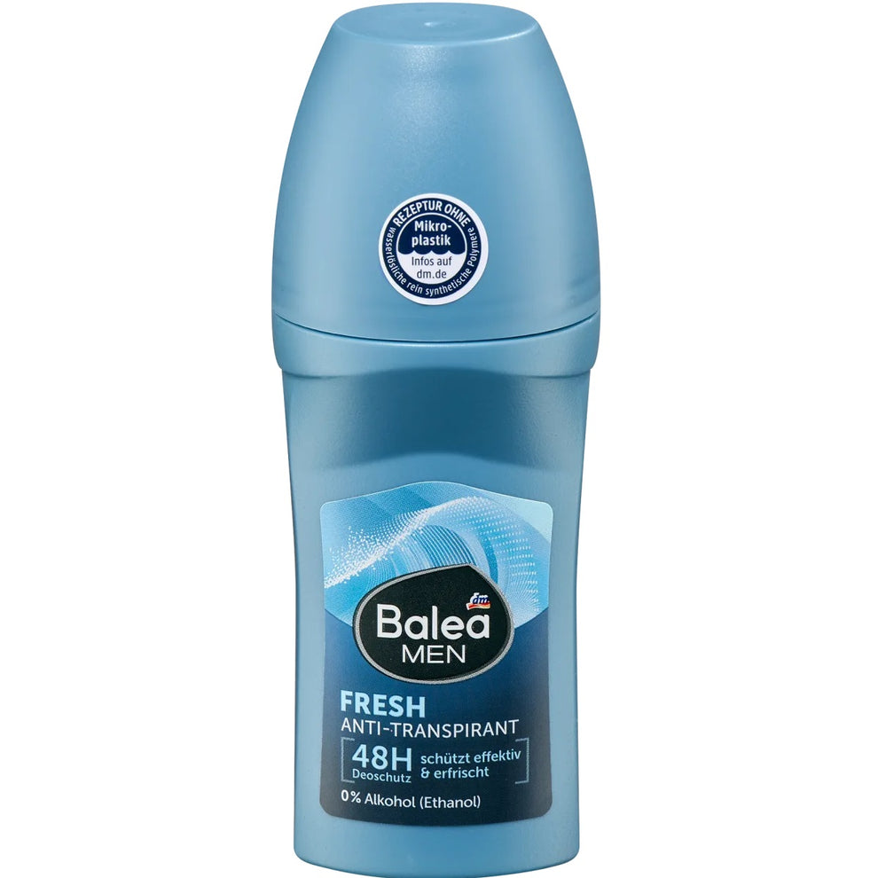 Balea Men - Déodorant anti-transpirant roll-on Fraîcheur, 50 ml