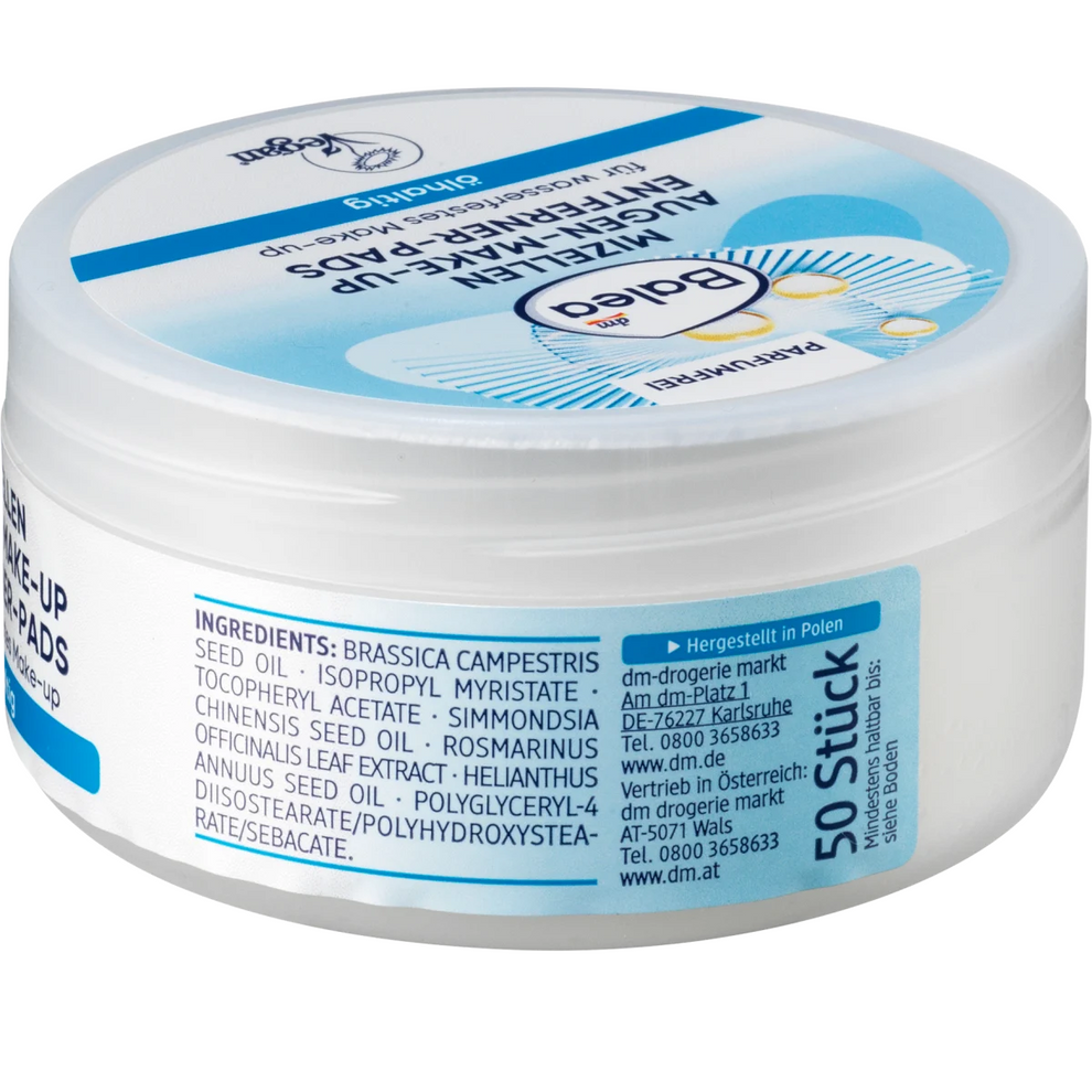 Balea - Lingettes Démaquillantes à l’Huile , 50 pièces