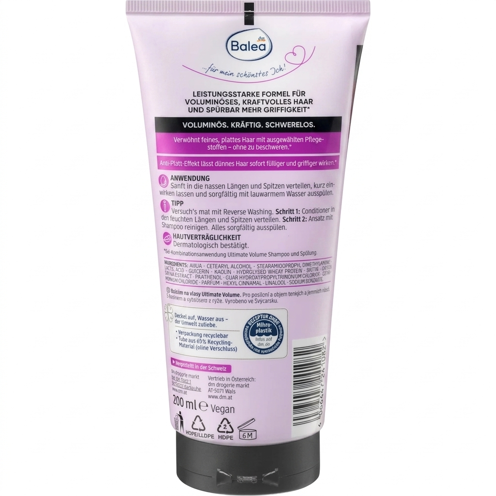 Balea - Après-shampoing Volume Ultime, 200 ml