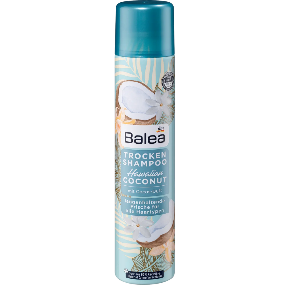 Balea - Shampoing sec à la noix de coco hawaïenne, 200 ml