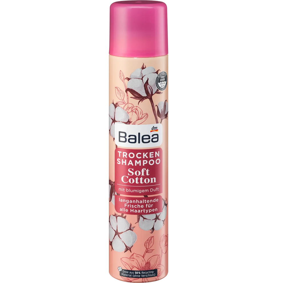 Balea - Shampoing sec Soft Cotton, 200 ml