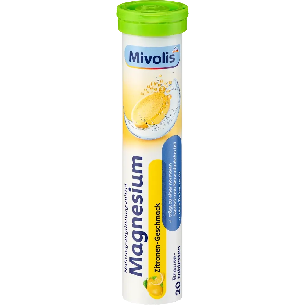 Mivolis - Comprimés effervescents de magnésium, 20 comprimés, 82 g