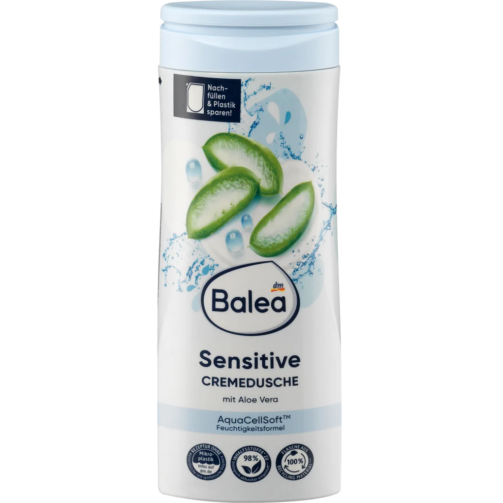 Balea - Gel douche crème pour peaux sensibles, 300 ml