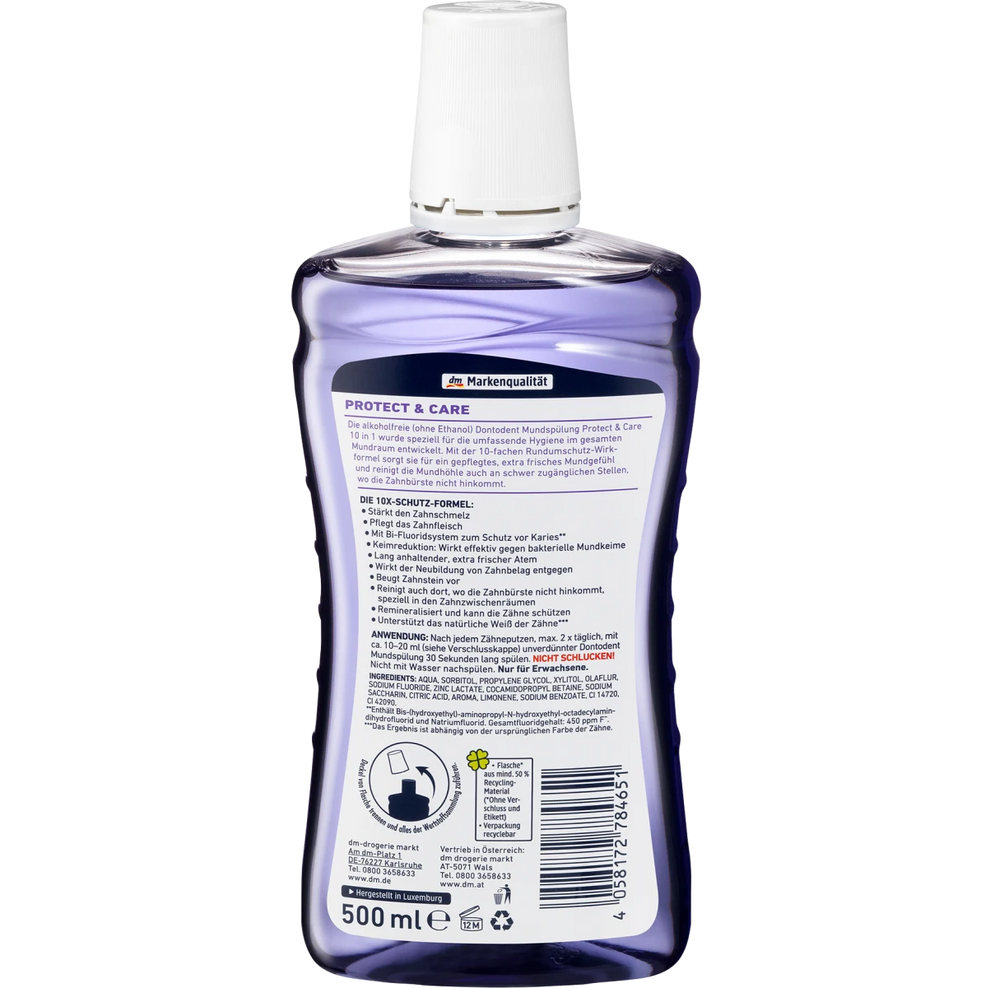 DontoDent - Bain de bouche Total Power, 500 ml