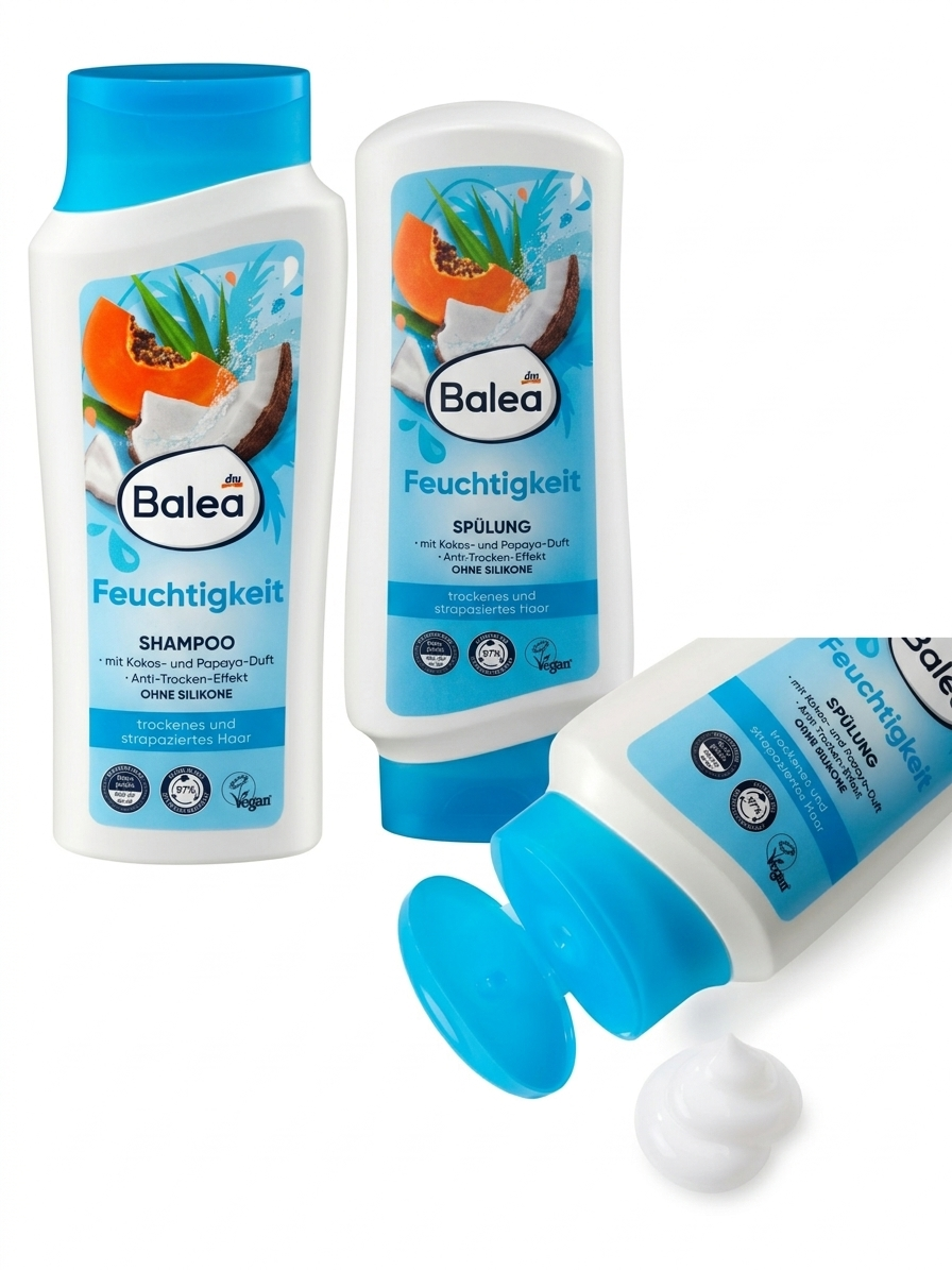 Pack Balea - Shampoing + Après-shampoing hydratant