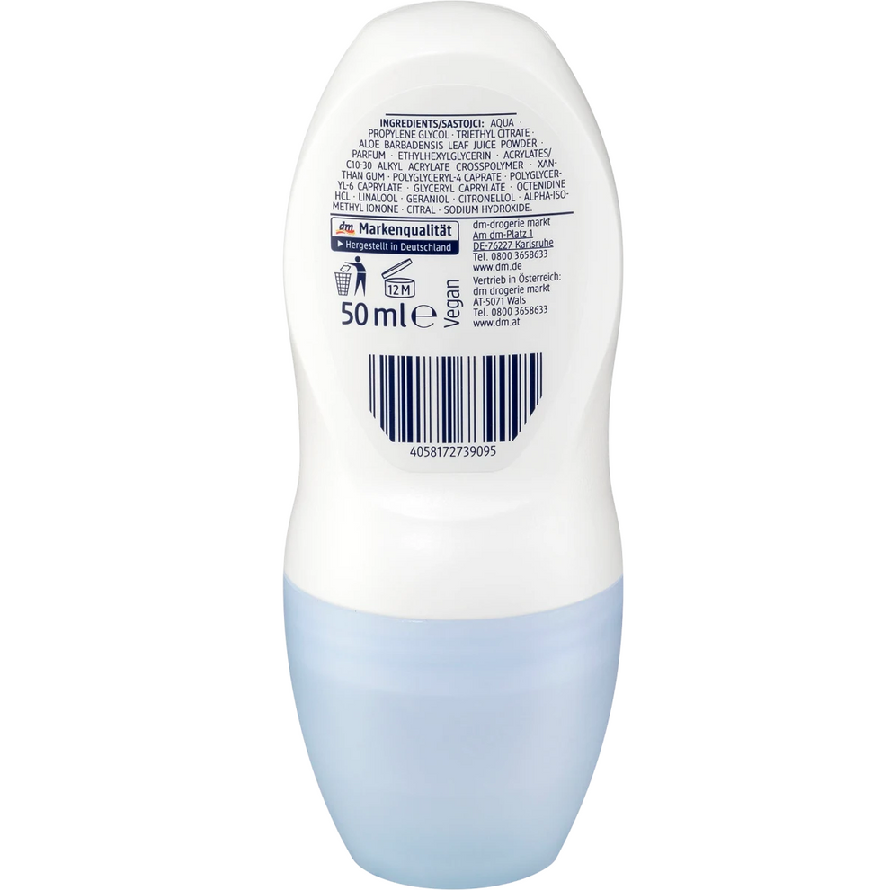 Balea - Déodorant roll-on pour peaux sensibles, 50 ml