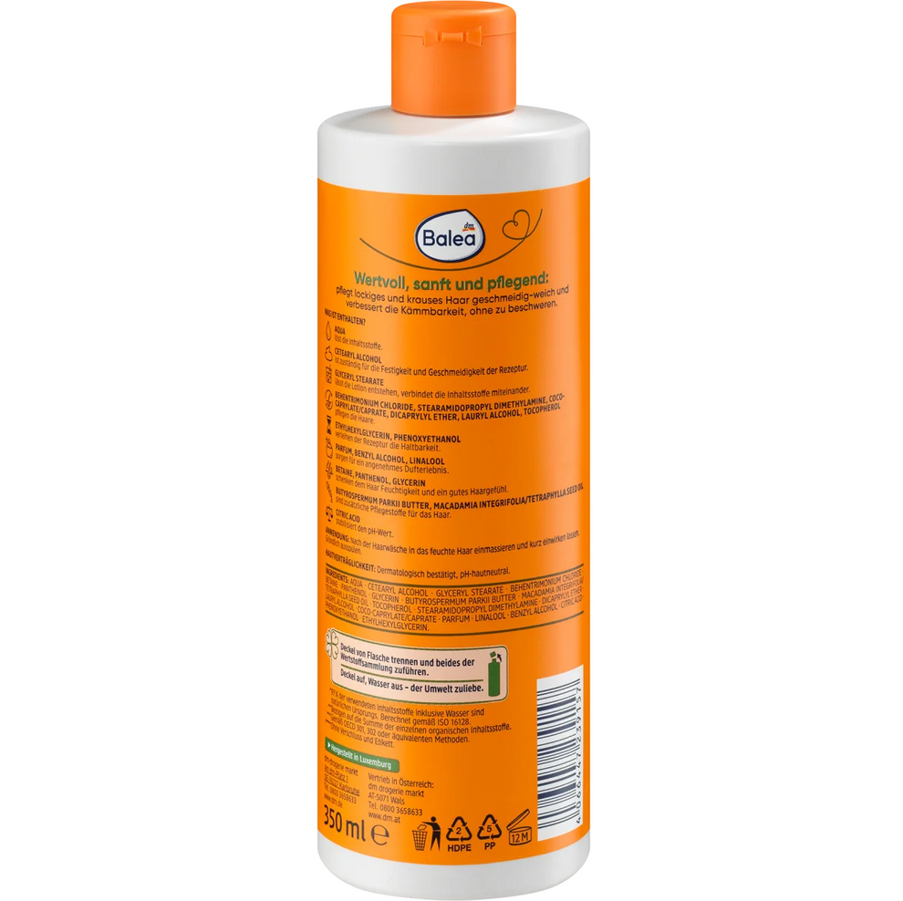 Balea - Après-shampoing pour boucles Natural Beauty, 350 ml