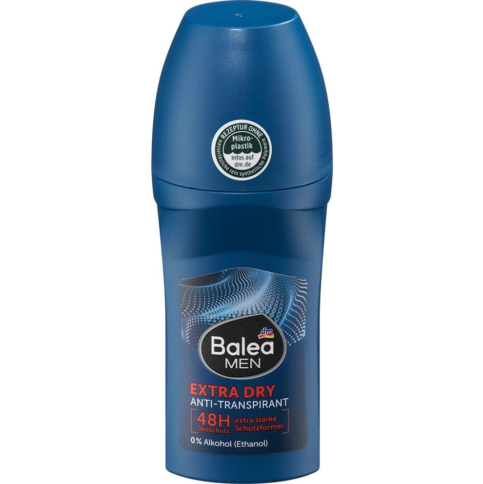 Balea Men - Déodorant anti-transpirant roll-on extra sec, 50 ml